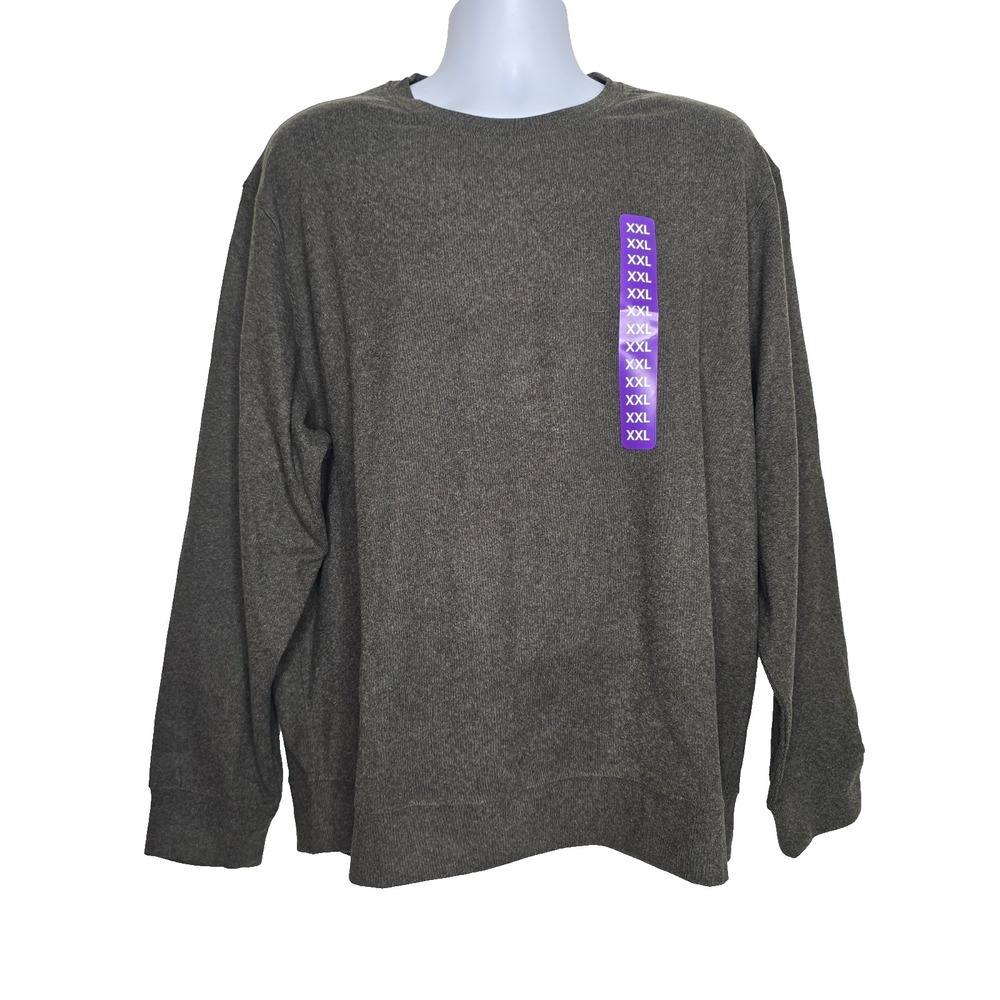 Jachs New York Sweatshirt Mens 2XL XXL Gray Ultra Soft Crew Neck Pullover NEW